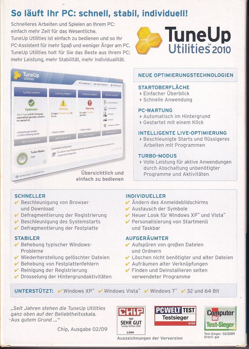 Software: TuneUp Utilities 2010 – Usato da Elgg venduto da Charts 1