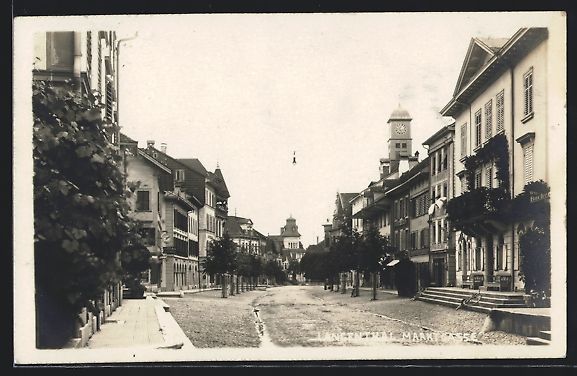 Cartes postales: AK Langenthal, Marktgasse mit Bäumen – D'occasion à Berlin par bartko-reher