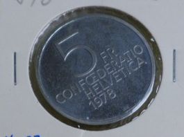 Gedenkmünze 5 Fr. 1978 Henri Dunant.