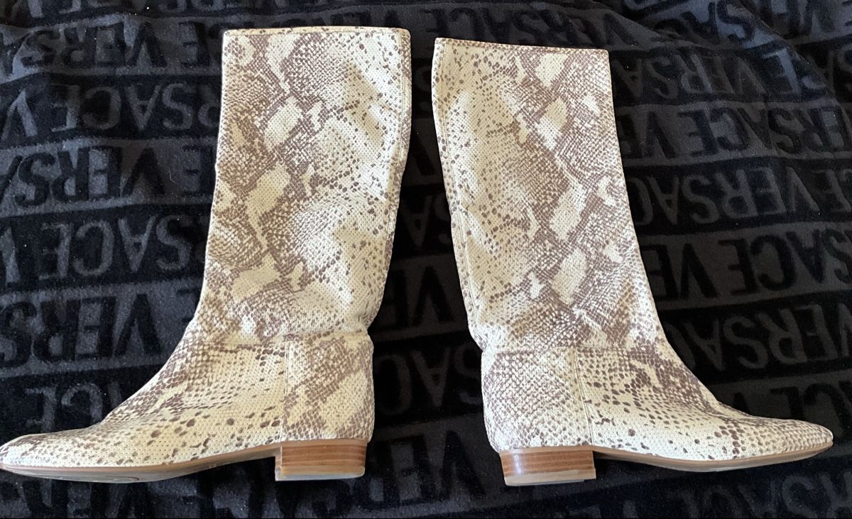Scarpe da donna: ATTIZZARE-Schlangenleder Stiefel-Grösse 38 – Nuovo (secondo la descrizione) da Zürich venduto da thovala 1