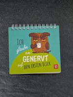 Lustiger Kalender "Ich bin nicht schwierig" unbenutzt