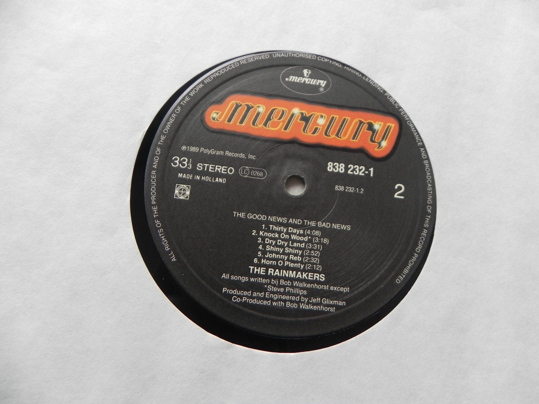Schallplatten: LP USA Rock Band Rainmakers 1989 – Gebraucht aus Siebnen von krimsie 3