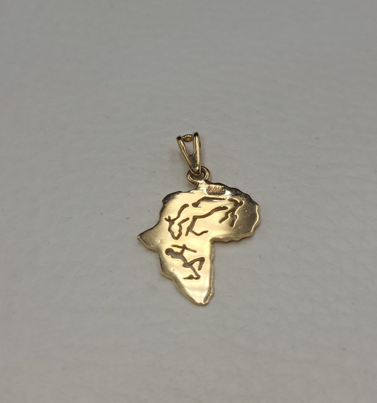 Ciondoli: Gold 585 Africa Anhänger – Usato da Wald ZH venduto da Dasilver 8