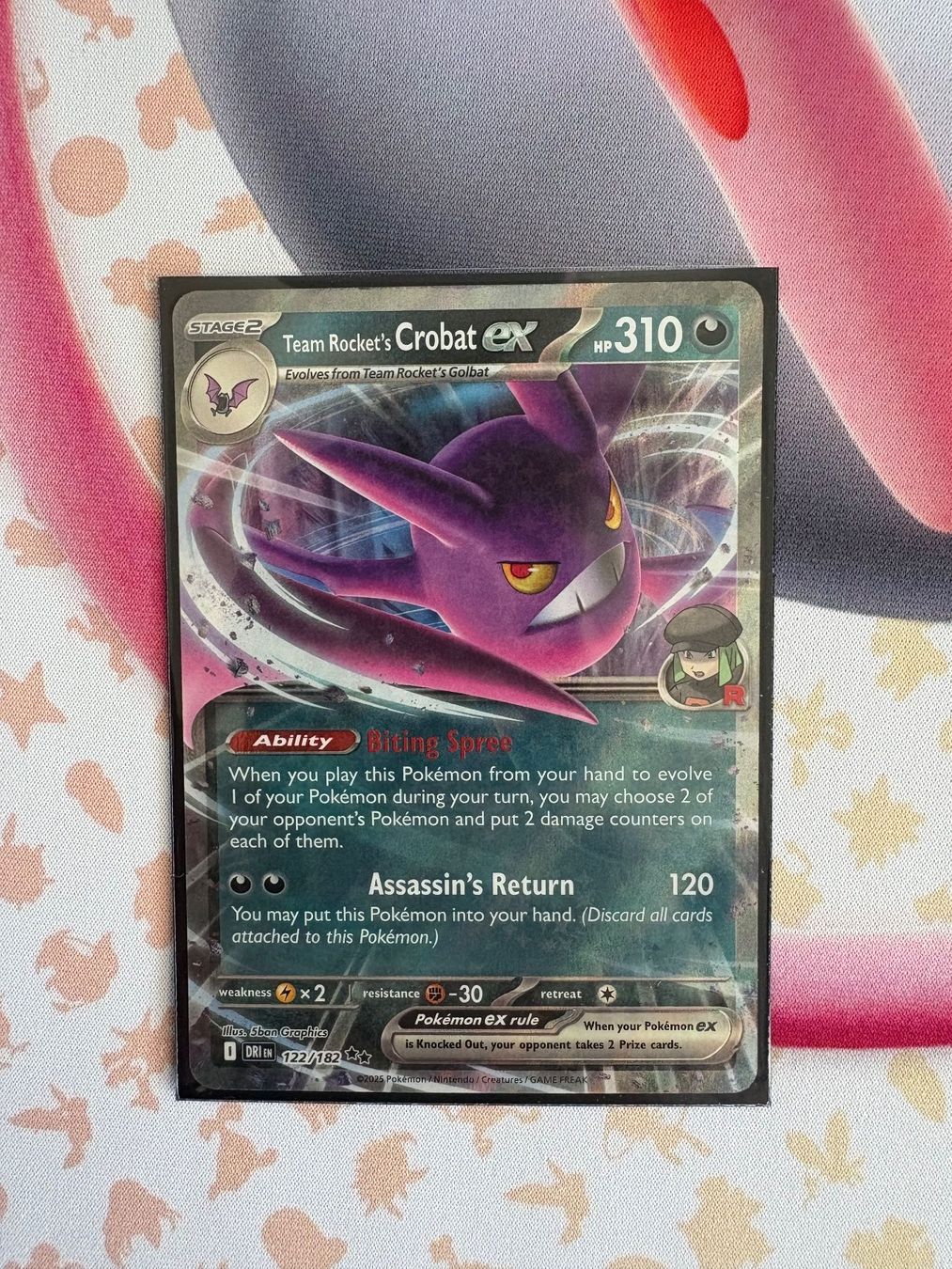 Pokémon Carte collezionabili: Team Rocket's Crobat ex - Destined Rivals Pokemon – Nuovo (secondo la descrizione) da Neuchatel venduto da mar_ne94