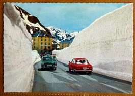 San Gottardo - Pass - Oldtimer -  VW & Alfa Roméo 1970