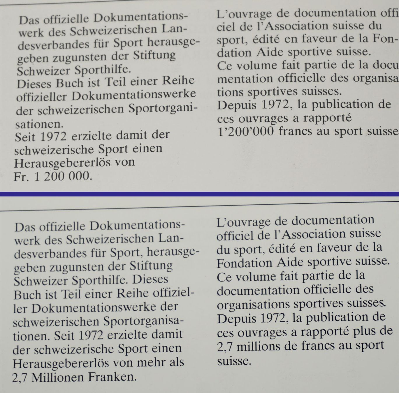 Libri: 22 Bände Sport Schweiz 1820-1994 – Usato da Meggen venduto da Brockitare 5