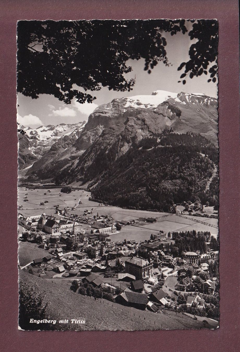 Ansichtskarten: ENGELBERG mit Titlis - 1945 – Gebraucht aus Pully von nicecards
