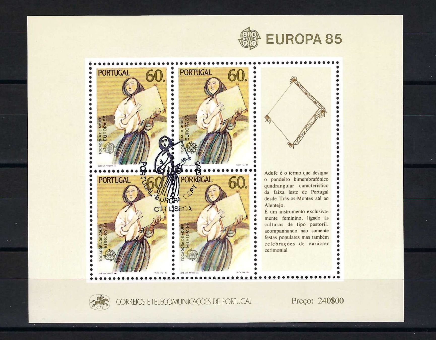 Tutti i francobolli: Portugal 1985, Block MNH** – Nuovo (secondo la descrizione) da Laupersdorf venduto da Rc.Jb