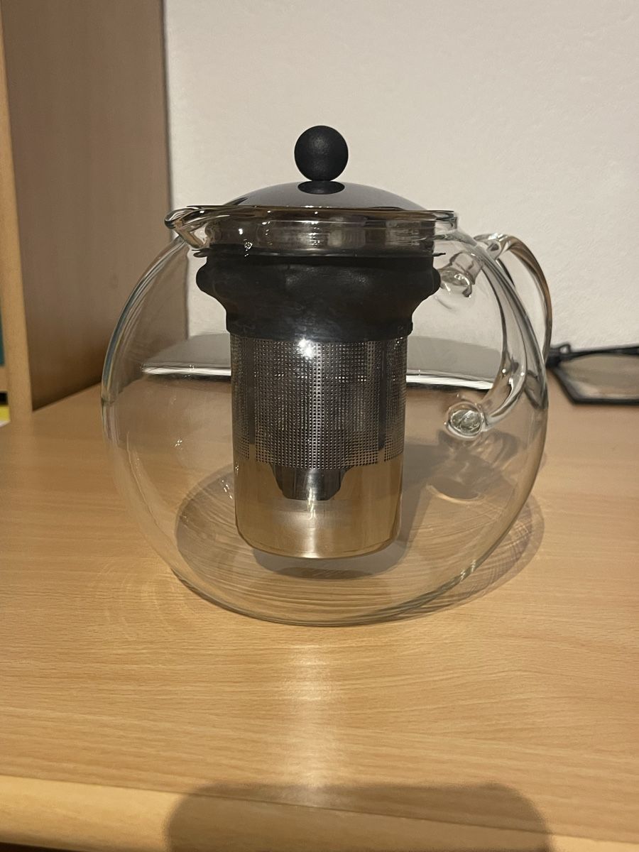 Bodum Teekannen: Teekanne Glas mit Stövchen und Sieb gebraucht – Neu (gemäss Beschreibung) aus Staufen von Barclay2001 1