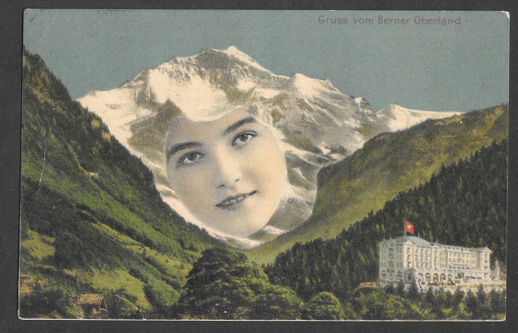 Cartoline postali: Berggesicht Berner Oberland Jungfrau – Usato da Olten venduto da clotaldi