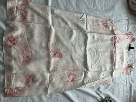 Damen Kleid "MNG Collection" Farbe weiss/rosa Grösse S
