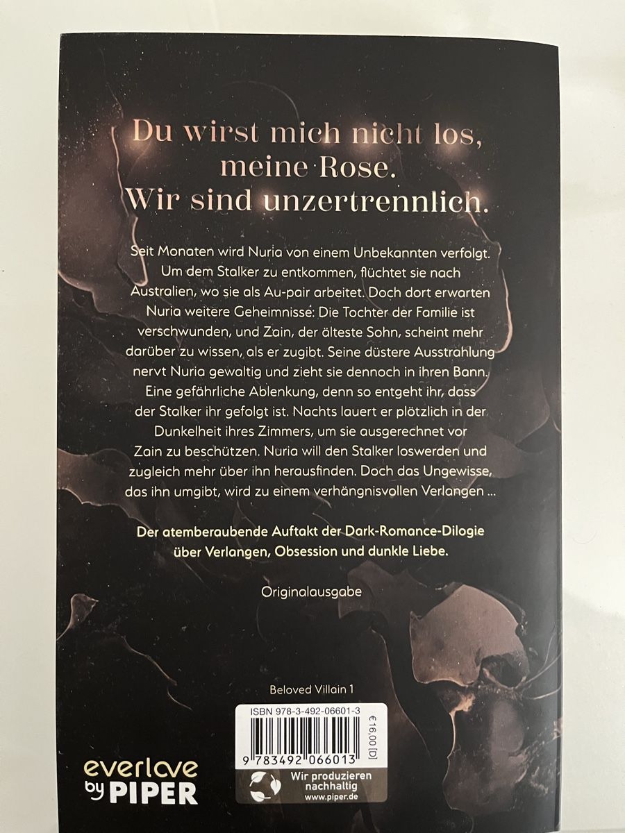 Libri: Beloved Villain – Nuovo (secondo la descrizione) da Attinghausen venduto da Saraa.arnold 1