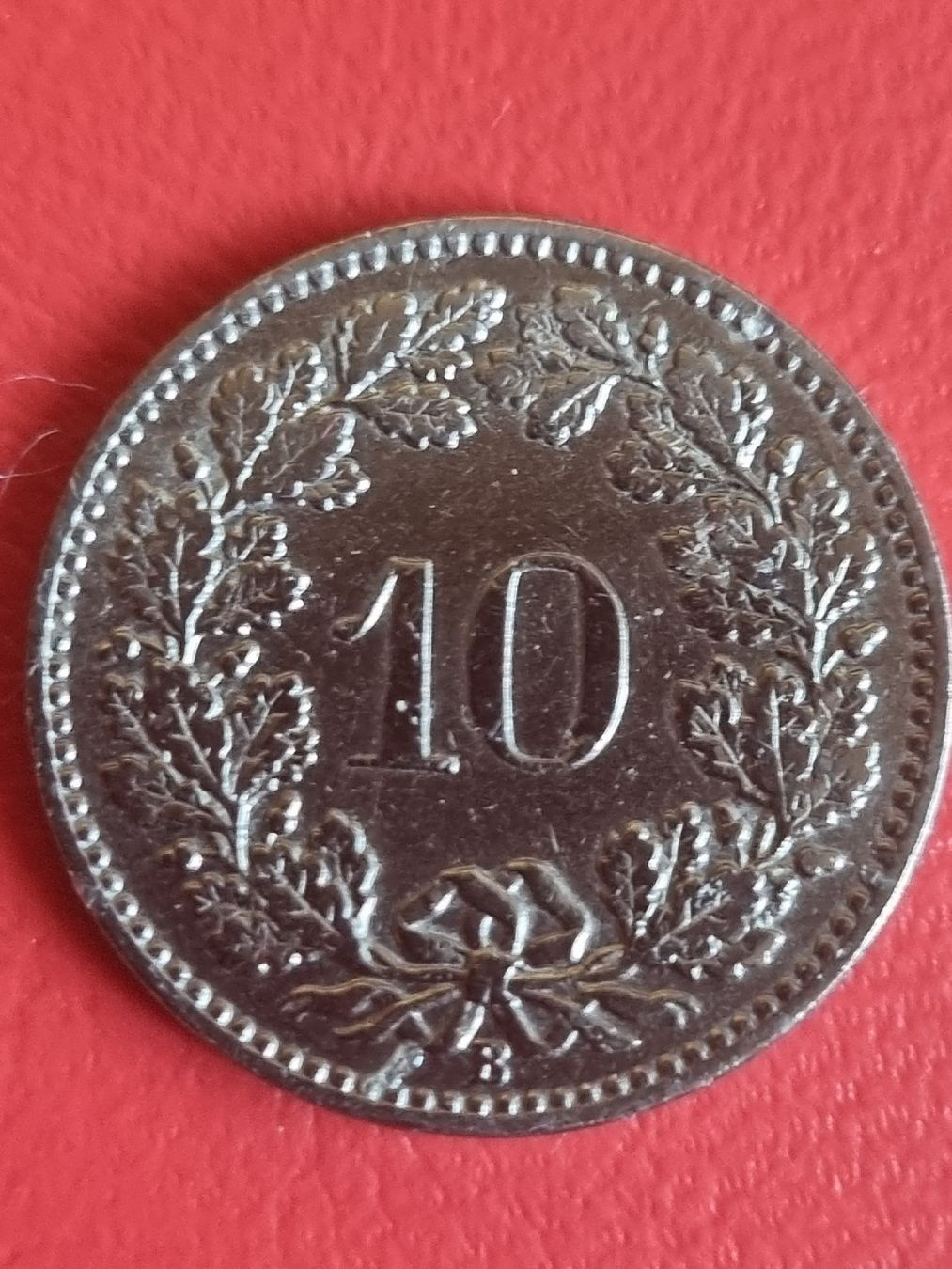 Alle Münzen: 10 RAPPEN SCHWEIZ - JAHR 1882 – Gebraucht aus Heimenschwand von rog_p7h9 1