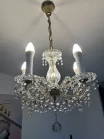 Kronleuchter 5-flammig Glas Kristall Ø 40 cm gebraucht