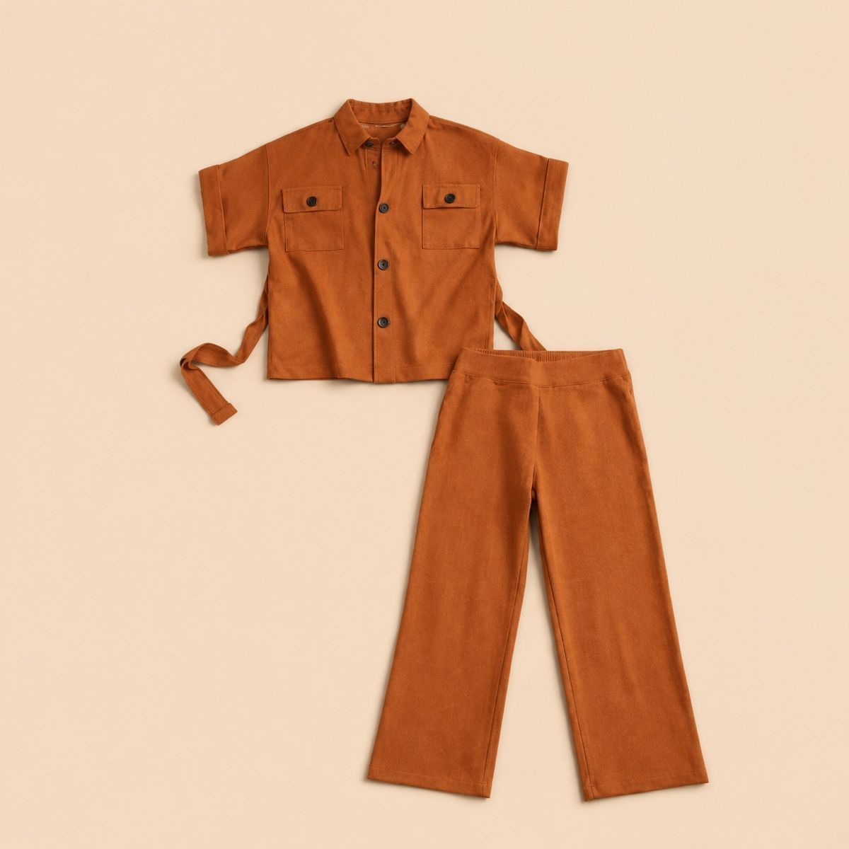 Lotti di vestiti: ENSEMBLE CHEMISE ET PANTALON MARRON – Nuovo (secondo la descrizione) da Lausanne venduto da KeNaChic 1