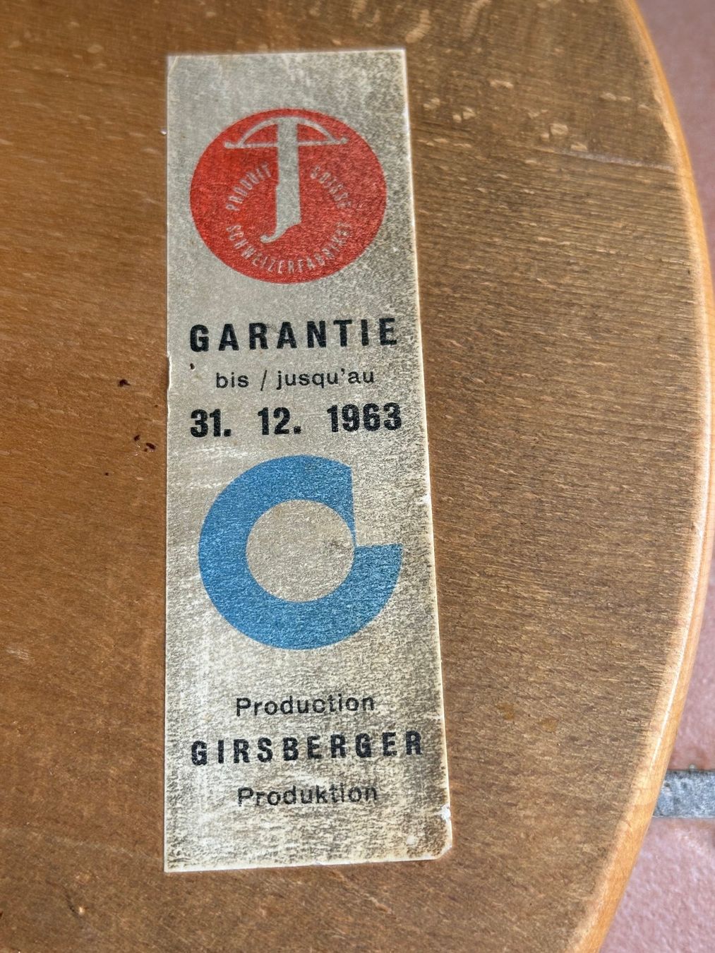 Girsberger Hocker: Girsberger Hocker vintage – Gebraucht aus Buochs von jom_6cbl 3
