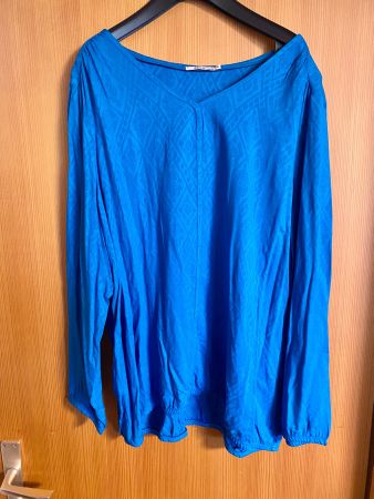 Neue Leichte Viskose Bluse von Cecil petrol Gr XXL 46 48