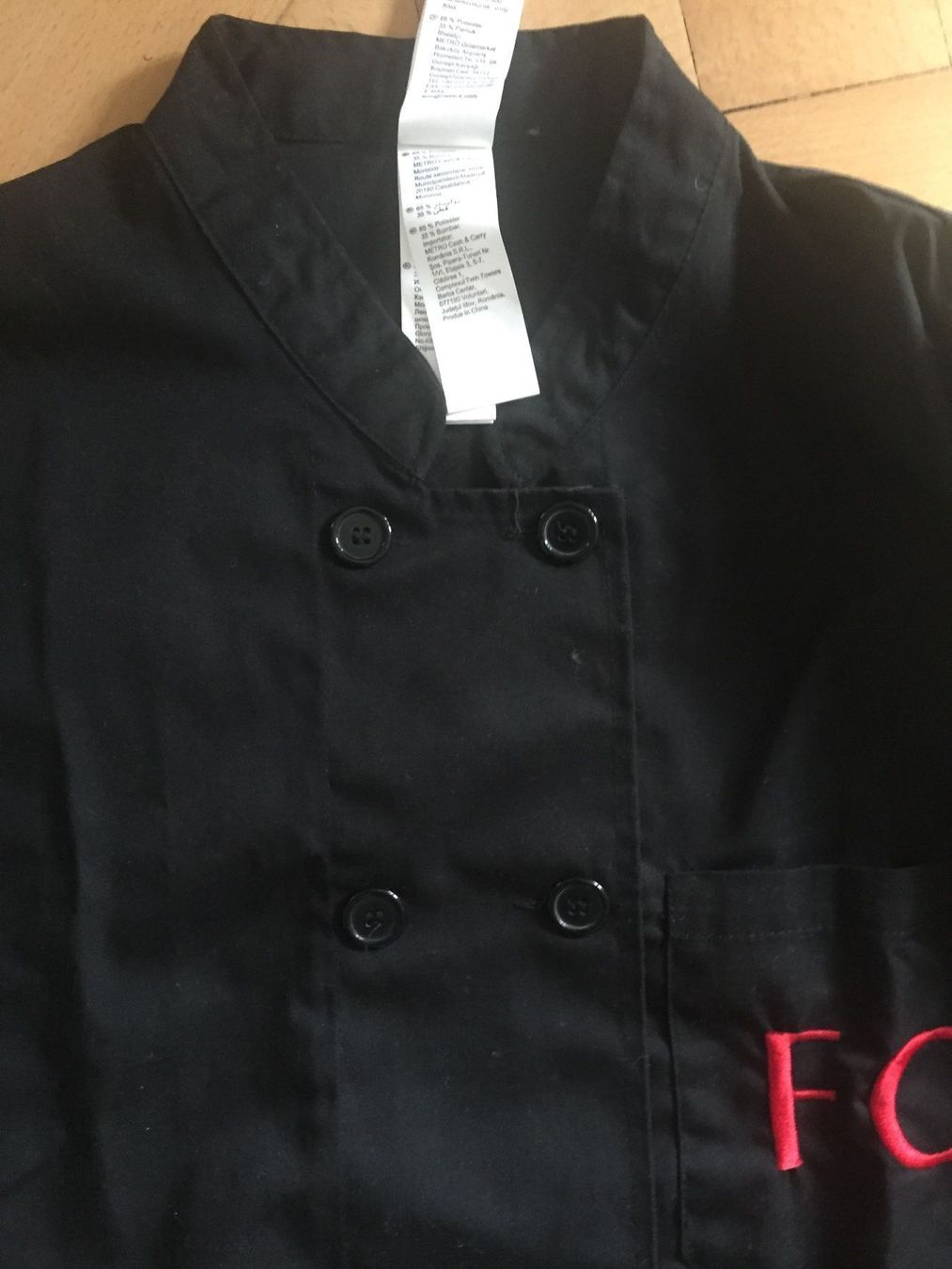 Uniformi: Veste tablier chef noire initiales FC – Nuovo (secondo la descrizione) da Küssnacht am Rigi venduto da FFKA 2