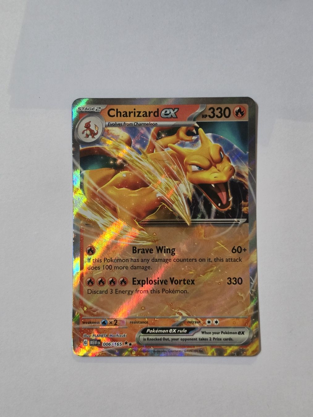 Pokémon Sammelbilder & Trading cards: Pokemon Charizard EX 006/165 English – Neu (gemäss Beschreibung) aus Sarnen von TopOccProd
