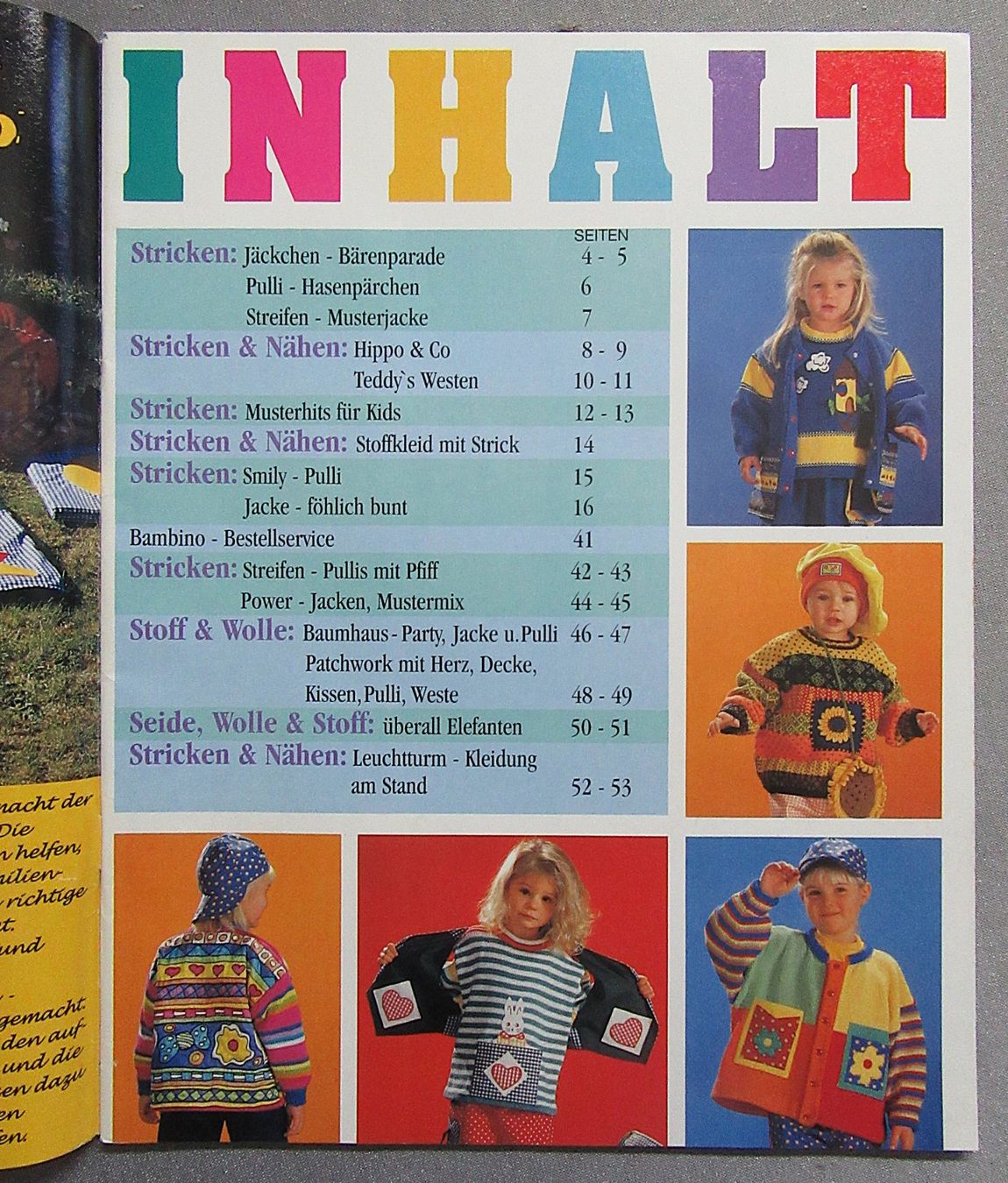 Riviste & Magazine: Strickheft Bambino - Power - Stricken & Nähen – Usato da Auenstein venduto da Padabimbim 1