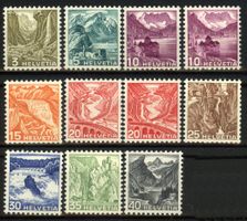 1936–1938, neue Landschaftsbild geriffeltes Pa, 140.– ** (1)