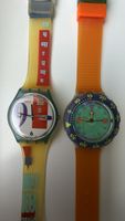 Swatch Uhren 2 Stck. Transparent unisex mit neue Batterie