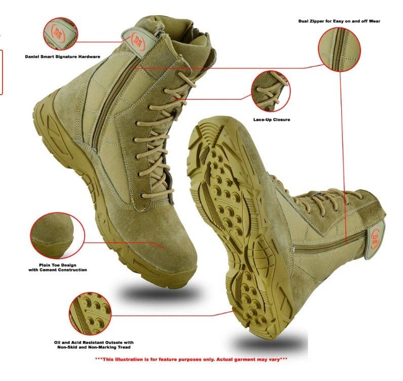 Chaussures hommes: DeltaForce Motorradstiefel Gr.: 42 – Neuf avec emballage d'origine à Marthalen par PANAMA95 1