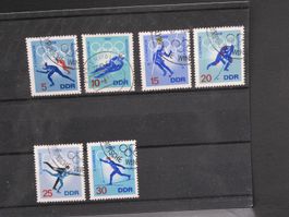 DDR 1968 Olympische Winterspiele gest.
