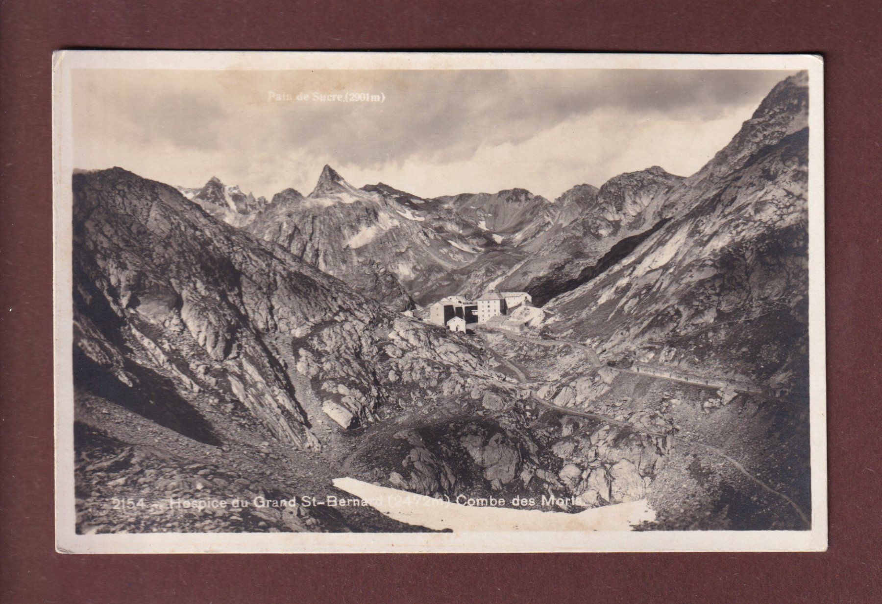 Ansichtskarten: Hospice du GRAND-SAINT-BERNARD – Gebraucht aus Pully von nicecards-shop