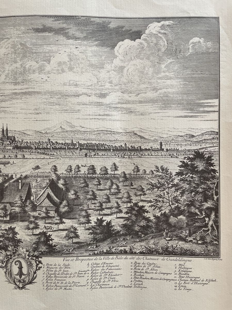 Foto & Immagini: Bild / evtl. Stahlstich von Basel – Usato da Rümlang venduto da euqinom16 2