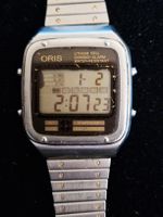 Montre Vintage Oris Quartz LCD Réf. 7065 Chrono-Alarm (1980)