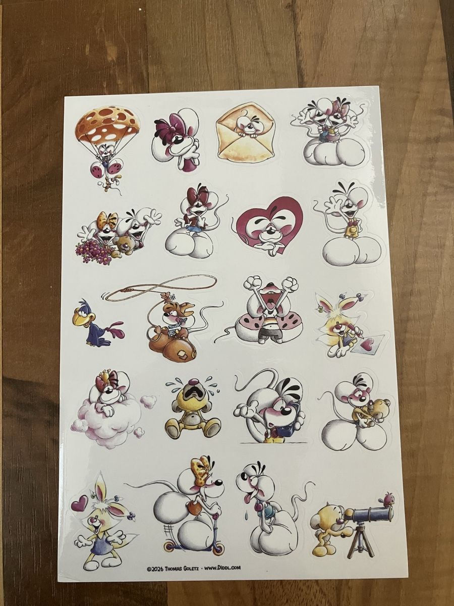 Aufkleber: Diddl is back 1 Stickerbogen – Neu und originalverpackt aus Bözberg von Sape9192