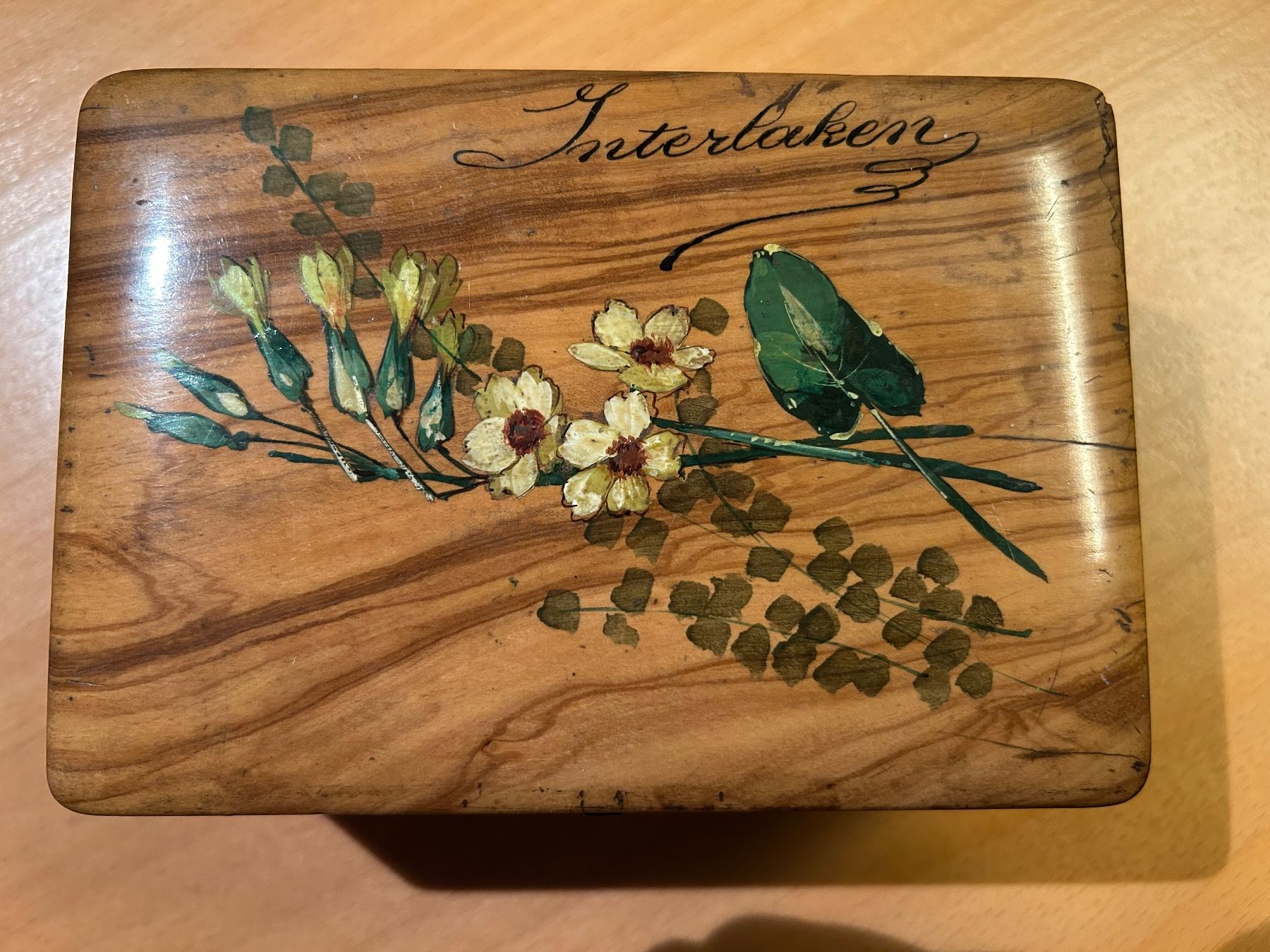 Schmuckkästen: 2 Souvenir Boxen Interlaken – Gebraucht aus Arlesheim von Brienz30 1