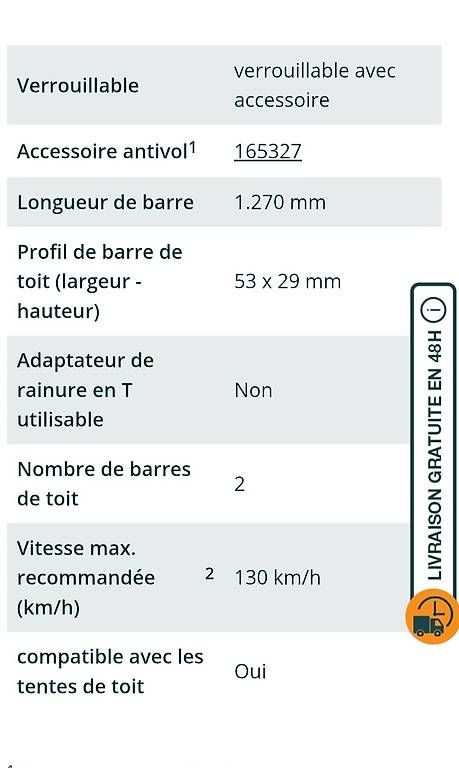 Portapacchi: Barres de toit G3 Clop – Usato da Vuisternens-Ogoz venduto da Gwen1109 3