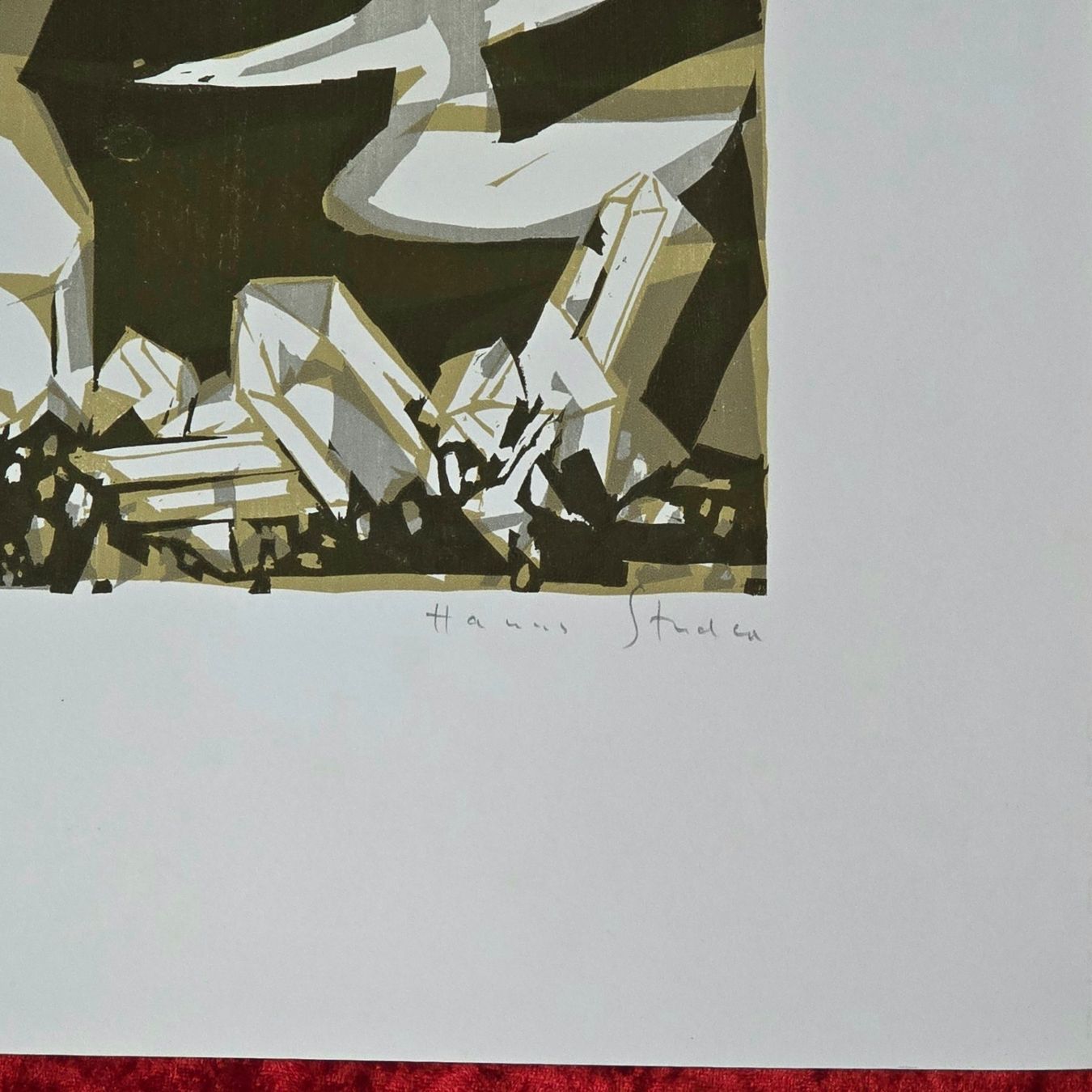 Grafica & Litografie: Hans Studer. Farblithografie. Handsigniert&nummeriert 94/100 – Usato da Reinach BL venduto da Pendling 3