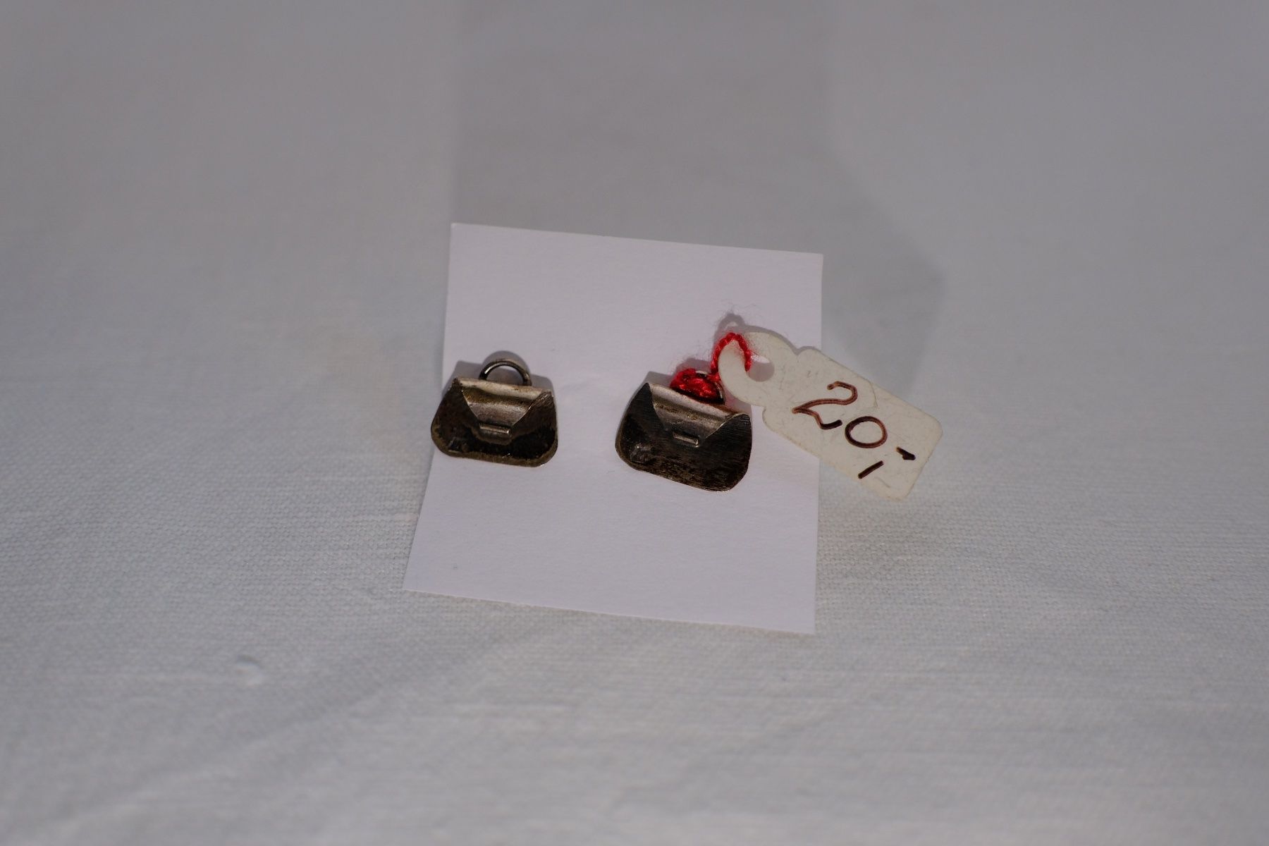 Orecchini pendenti & Orecchini a lobo: Silber 925 Ohrstecker/Anstecker - Sterling Taschen – Nuovo e nell'imballaggio originale da Fribourg venduto da Silver_Wat