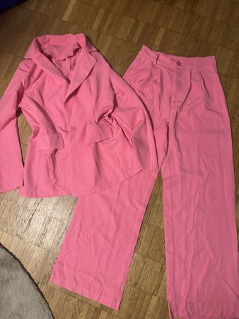Damen Hosenanzug pink Blazer Hose Zweiteiler guter Zustand