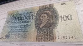 100 Reichsfmark 1924 Geldschein Banknote gute Erhaltung