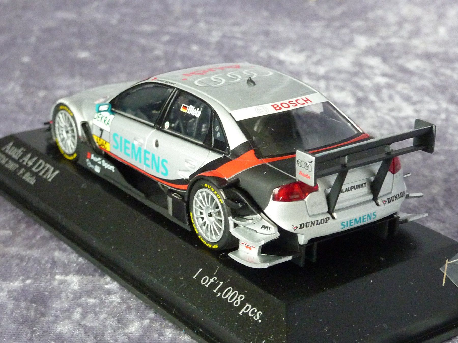 Minichamps Modellini d'auto: Audi A4 DTM 2007  1:43 – Nuovo e nell'imballaggio originale da Dürrenäsch venduto da modellautos4you 4