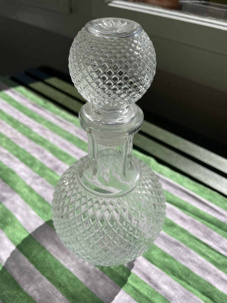 Caraffe: Edle Glas Karaffe mit Stopfen, Vintage Bargeschirr – Usato da Bern venduto da Begaer 1