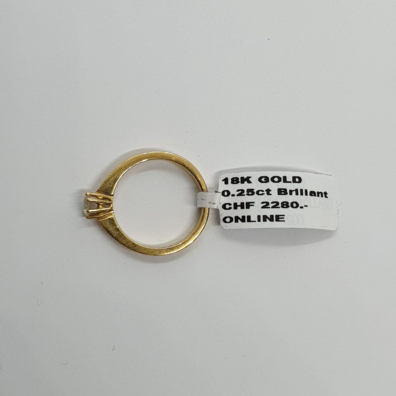 Anelli: Echt 18K Gold - Diamant Ring – Usato da Luzern venduto da Luzern-Goldhaus 1