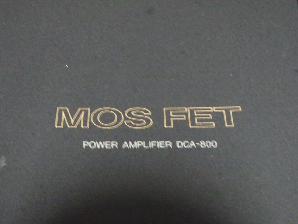 Denon DCA-800 Endstufe mos fet | Kaufen auf Ricardo