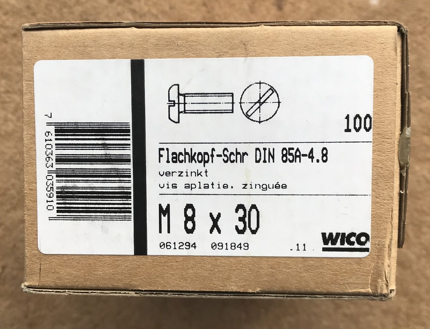 Alle Werkzeuge: WICO SCHRAUBEN NEU UND ORIGINALVERPACKT – Neu und originalverpackt aus Ostermundigen von Heavenmaus75
