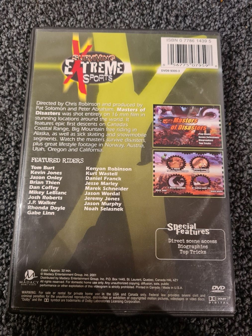 Alle DVDs: MASTERS OF DISASTERS(9552) – Gebraucht aus Ruswil von M71 1