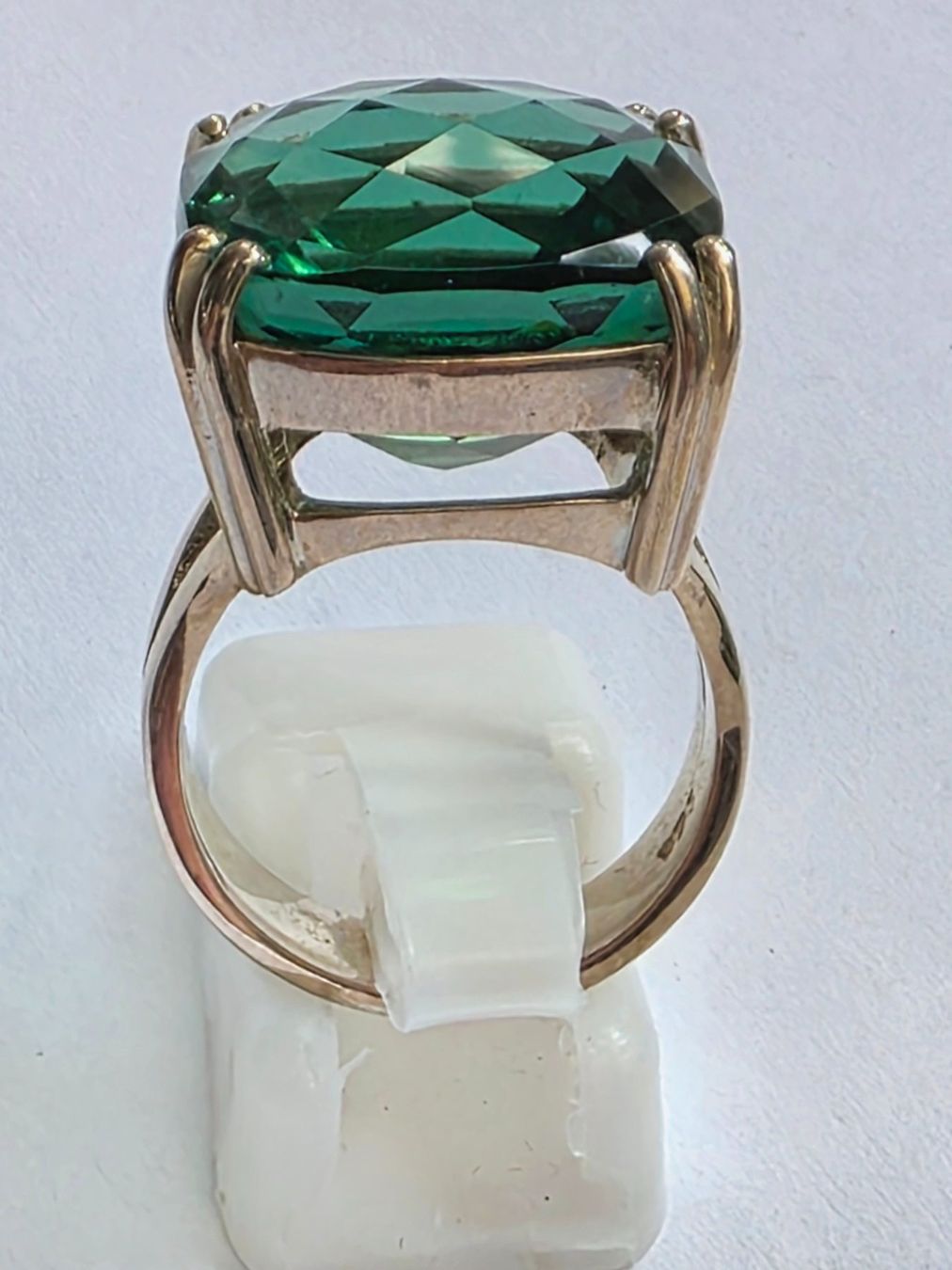 Anelli: Ring grosser gruener Topas Edelstein Gr 55 – Nuovo (secondo la descrizione) da Zürich venduto da benedikt12 8