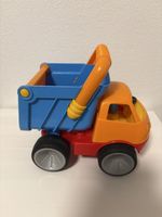 Gowi Spielzeugauto, Kipper mit Anhänger, Holz, Top!