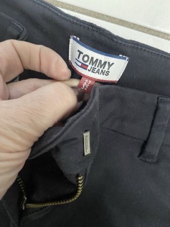 Tommy Hilfiger Damen Hose, Gr. 27/32, Dunkelblau, Top!