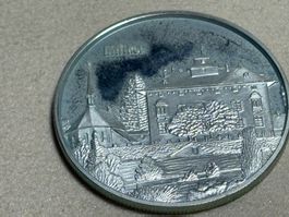 3. 1 Medaille 900 Silber, Durchmesser 33 mm, 15 g