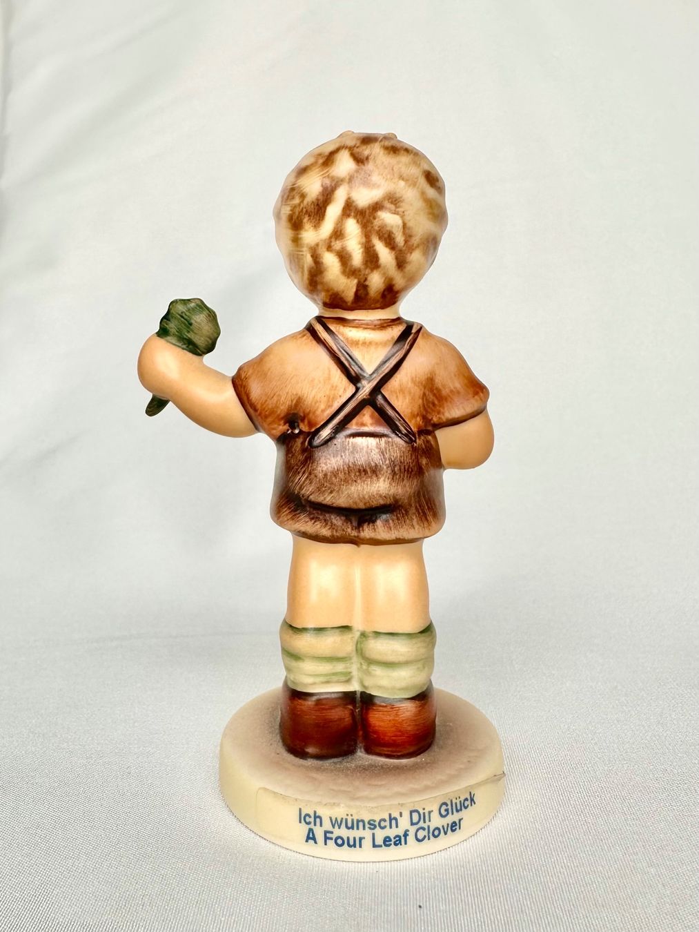 Hummel Statuette: Goebel Hummel Figur Junge "Ich wünsch' Dir Glück" – Usato da Steinen venduto da SputnikSweetheart 3