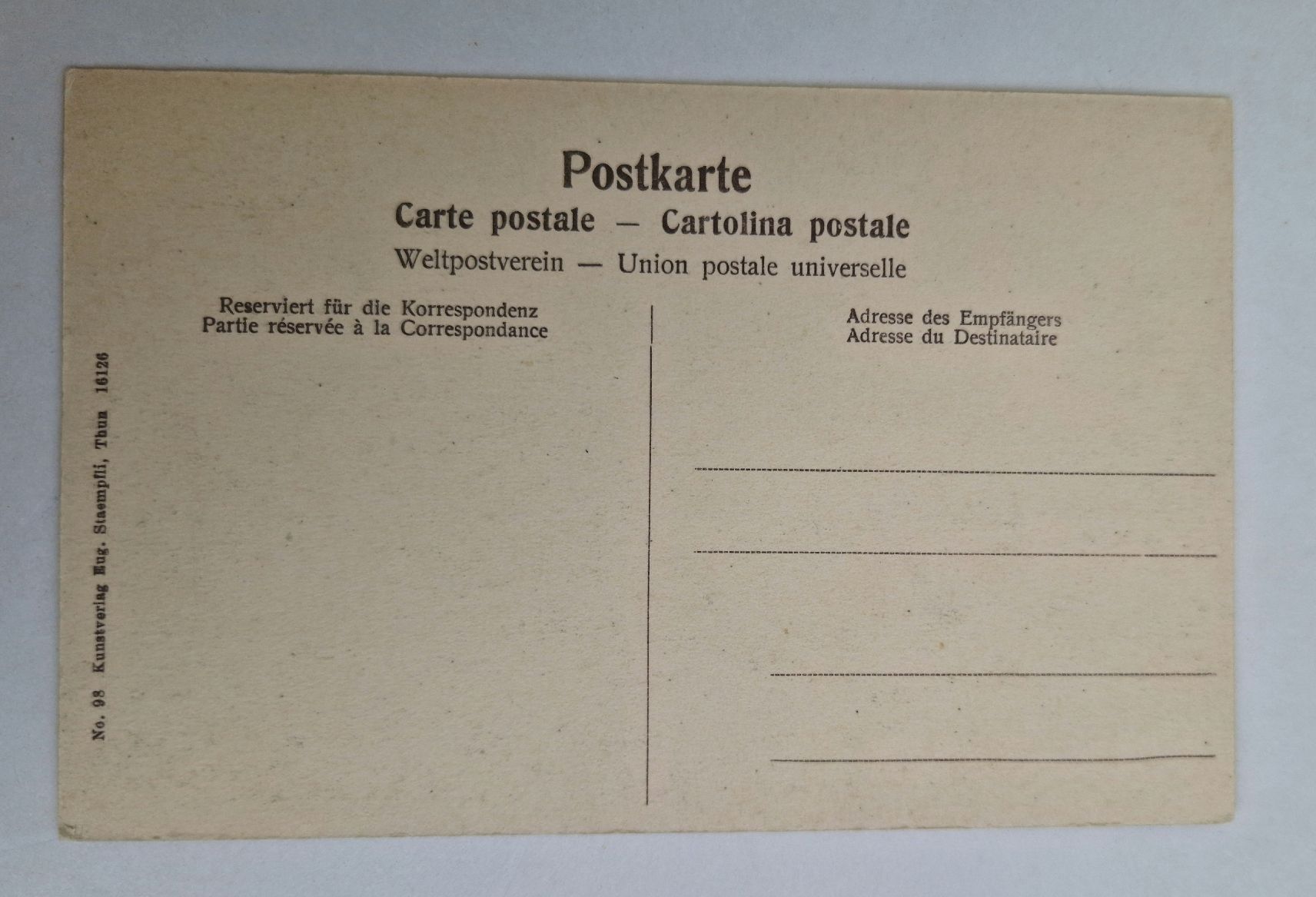 Cartes postales: Thun – D'occasion à Ebikon par Donar50 1